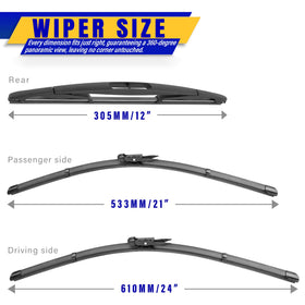 Rooppa 24-inch driver blade displayed for correct fit and durability