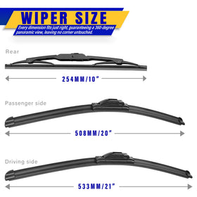 Rooppa close-up of rubber blade edge showing smooth, streak-free wipe benefit