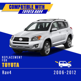 Rooppa blades installed on RAV4 windshield demonstrating easy, fast fit