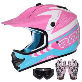 ROOZO front view helmet and visor showing protective design and visibility benefits