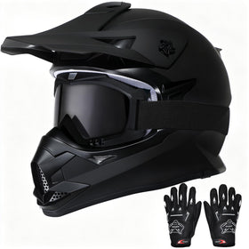 Roozo front view helmet showing full-face protection and sturdy fit