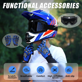 Roozo helmet in use on young rider illustrates fit and neck strain reduction