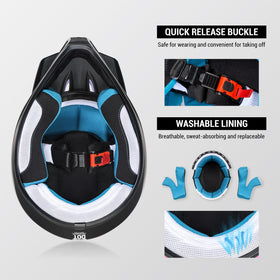ROOZO close-up of helmet vents and visor, cooling and airflow benefit