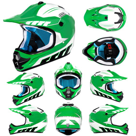 ROOZO helmet with goggles in use demonstrating clear vision benefit