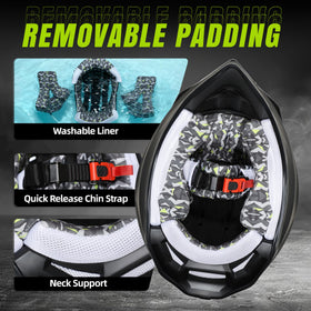 Roozo interior liner detail highlighting removable washable comfort padding