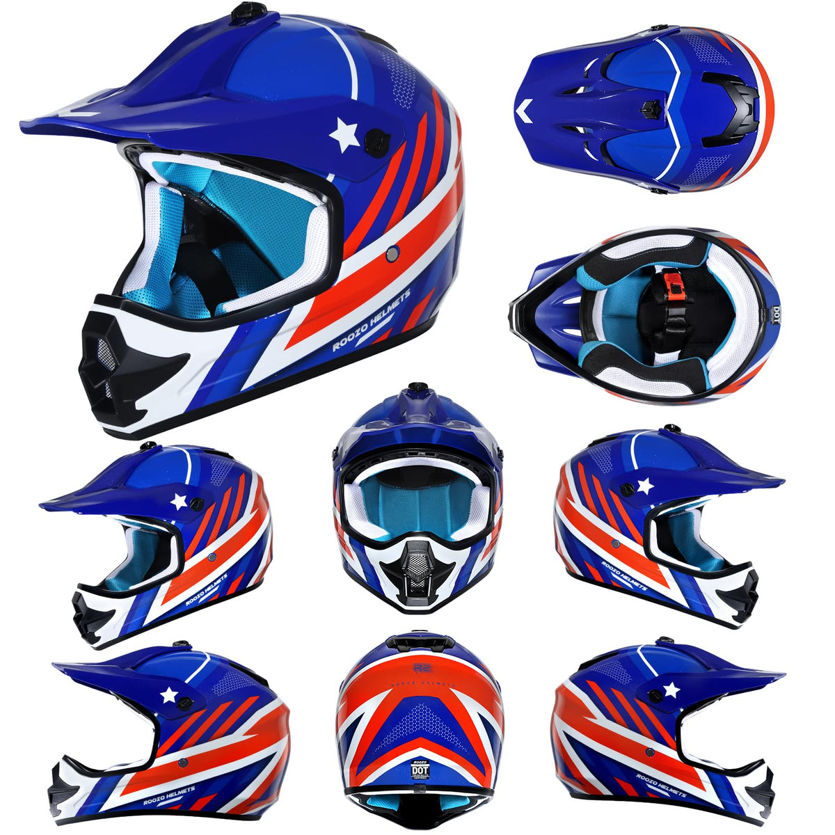 Roozo size comparison with measuring tape helps choose correct helmet fit