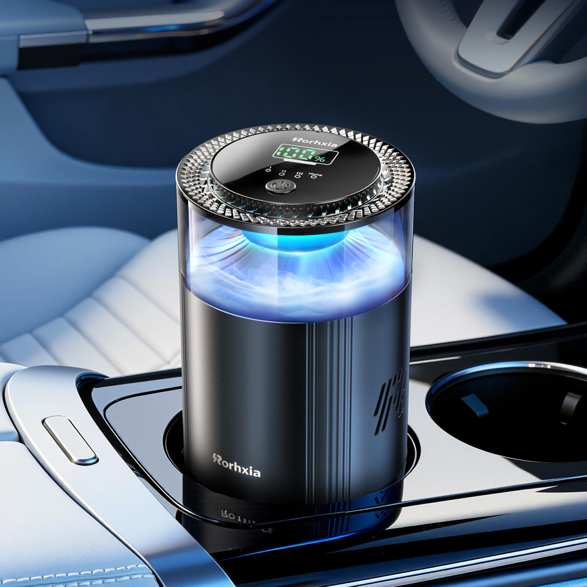 Rorhxia front view diffuser showing sleek design and quick fragrance benefit