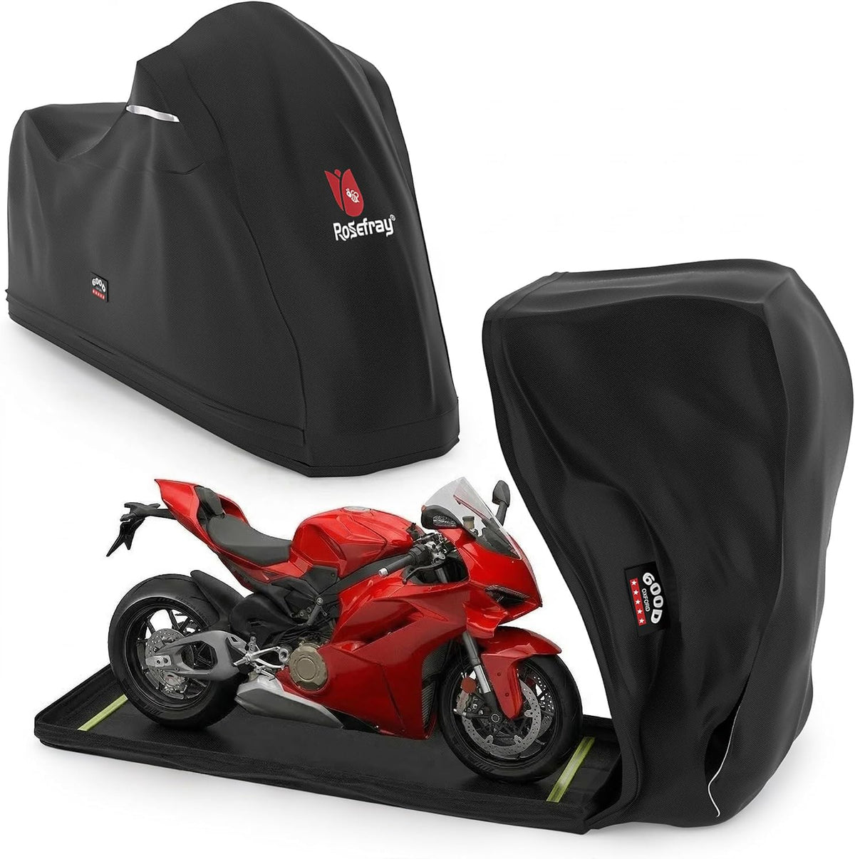 Rosefray front view with zipper showing secure full enclosure and weatherproof protection