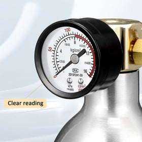 Rossesay hose and adapters connected during a line flush demonstrating practical use