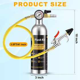 Rossesay pressure gauge closeup for real-time pressure monitoring and safer flush control