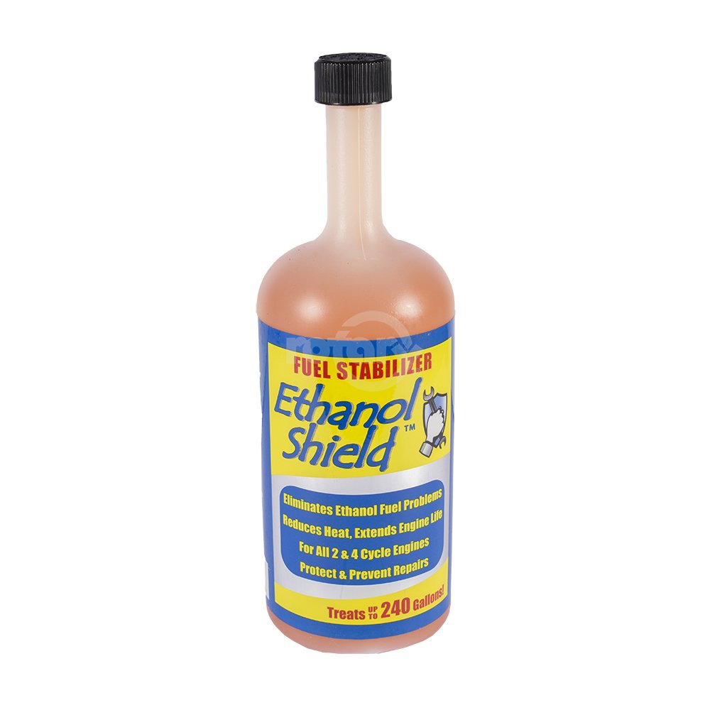 Rotary Ethanol Shield front label showing product and protection benefits