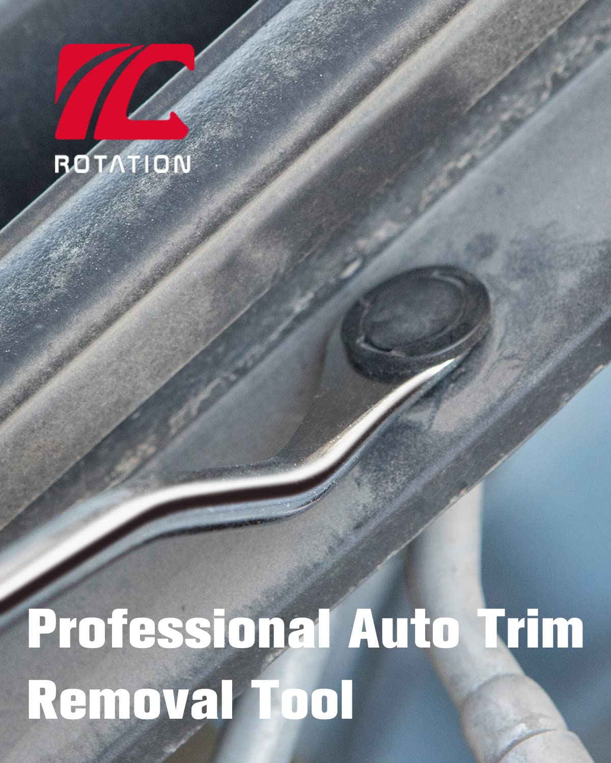 ROTATION tool in use removing a car door panel cleanly and safely