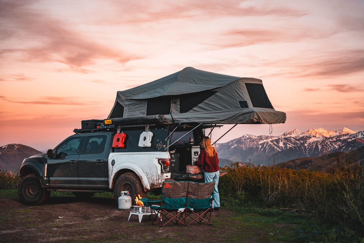 RotopaX mounted on vehicle roof rack showing organized cargo benefit