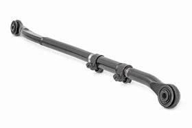 Rough Country front view of the forged adjustable track bar showing durable design and fitment benefit
