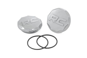 Rough Country front view of aluminum caps showing clean fit and protection