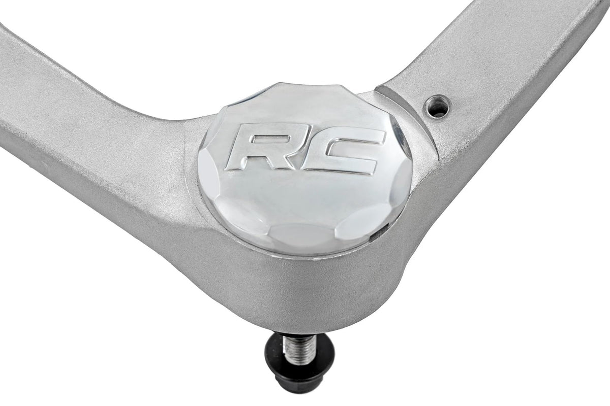 Rough Country installed cap on control arm improving looks and sealing eyelet