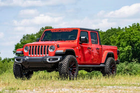 Rough Country close-up of lift spacer detail highlighting durable construction and precision