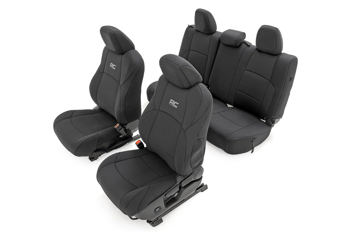Rough Country neoprene close-up revealing foam padding and water resistance
