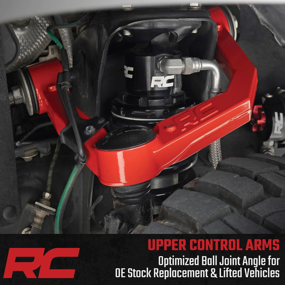 Rough Country close-up of forged aluminum detail highlighting durability benefit