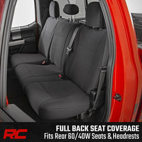 Rough Country neoprene close-up showing texture and foam padding for comfort