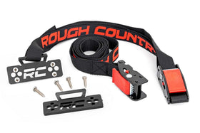 Rough Country close-up of 1 inch straps showing durable webbing for long-lasting use