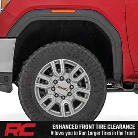 Rough Country panel covering mounting area illustrating hole-free finish