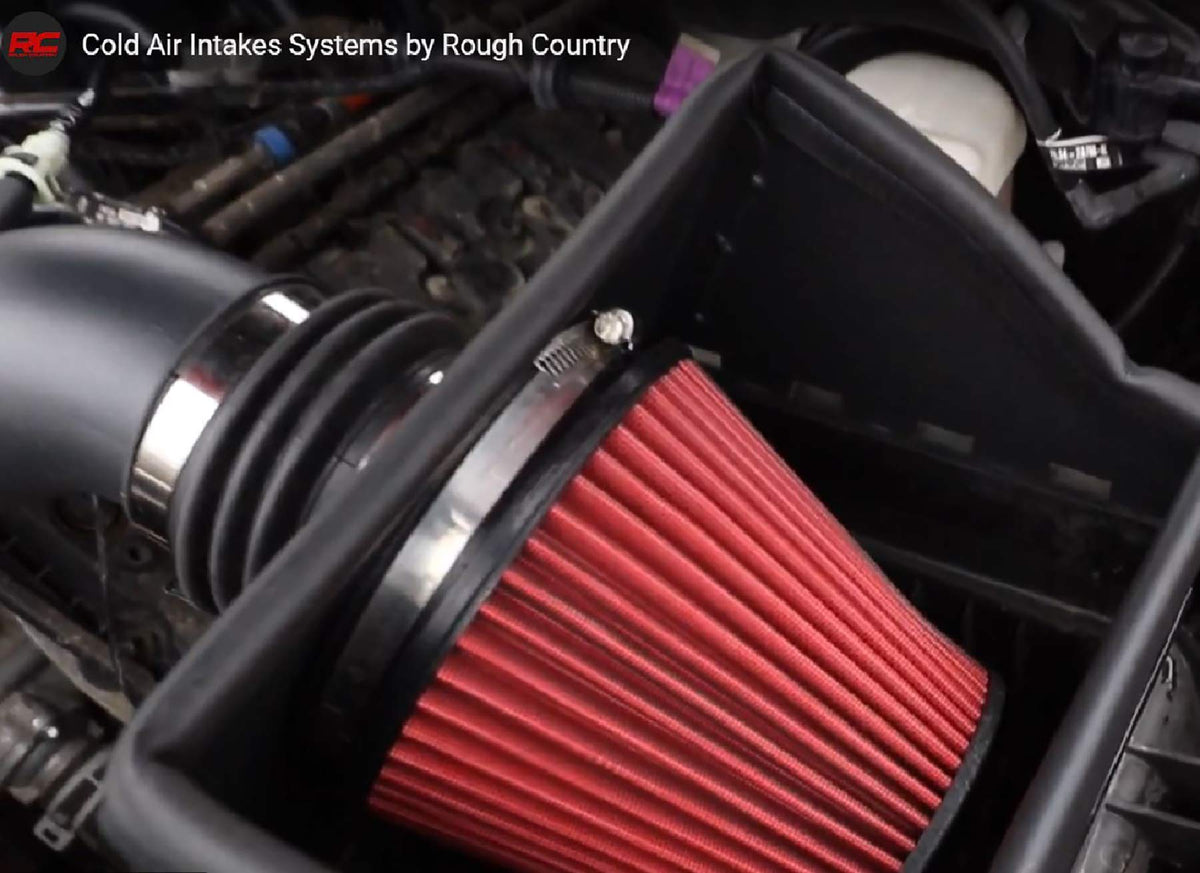 Rough Country reusable filter close-up showing multi-layer media protection