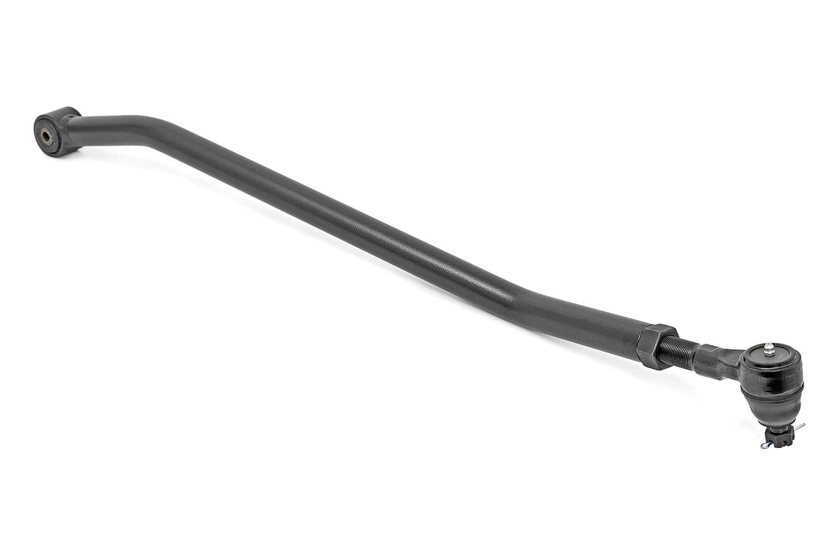 Rough Country front view showing full adjustable track bar for better axle control
