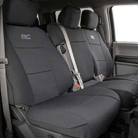 Rough Country front bench full view showing clean factory-style protection and durability