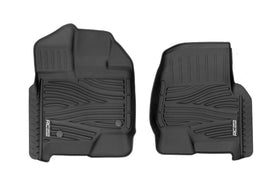 Rough Country front mats full view showing complete protection and tidy cabin