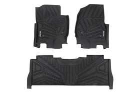 Rough Country front row overview showing full front liner fit and protection