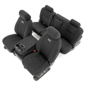 Rough Country front seats full view showing protective fit and refreshed look