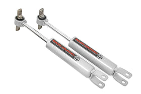 Rough Country front view showing robust shock and mounting, improved stability