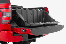 Rough Country front view of cargo box showing sleek black finish and easy access