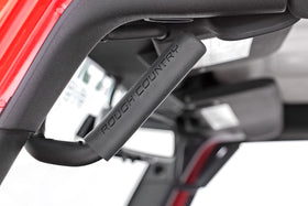 Rough Country rubber grip close-up showing texture and ergonomic comfort benefit