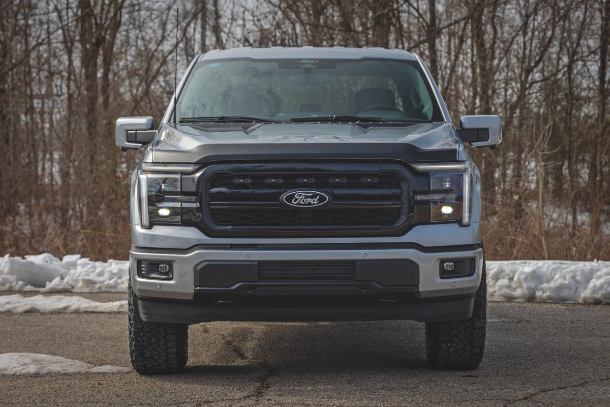 Rough Country flat black finish close-up for subtle factory-like appearance