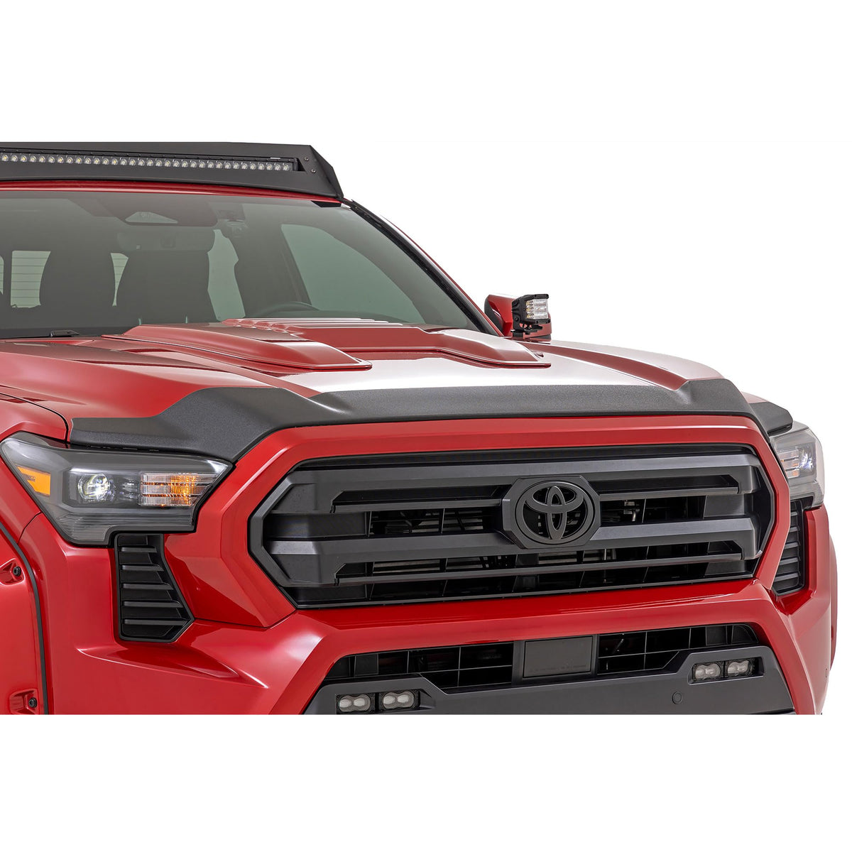 Rough Country hood protector front view showing full coverage and protection