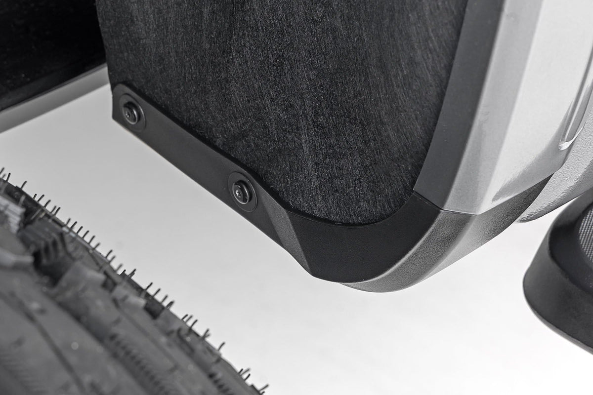 Rough Country installation detail showing minor drilling and secure attachment