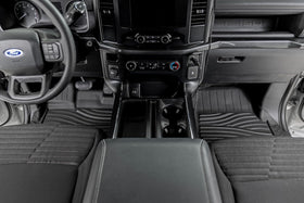 Rough Country installed front row liners delivering custom-fit coverage