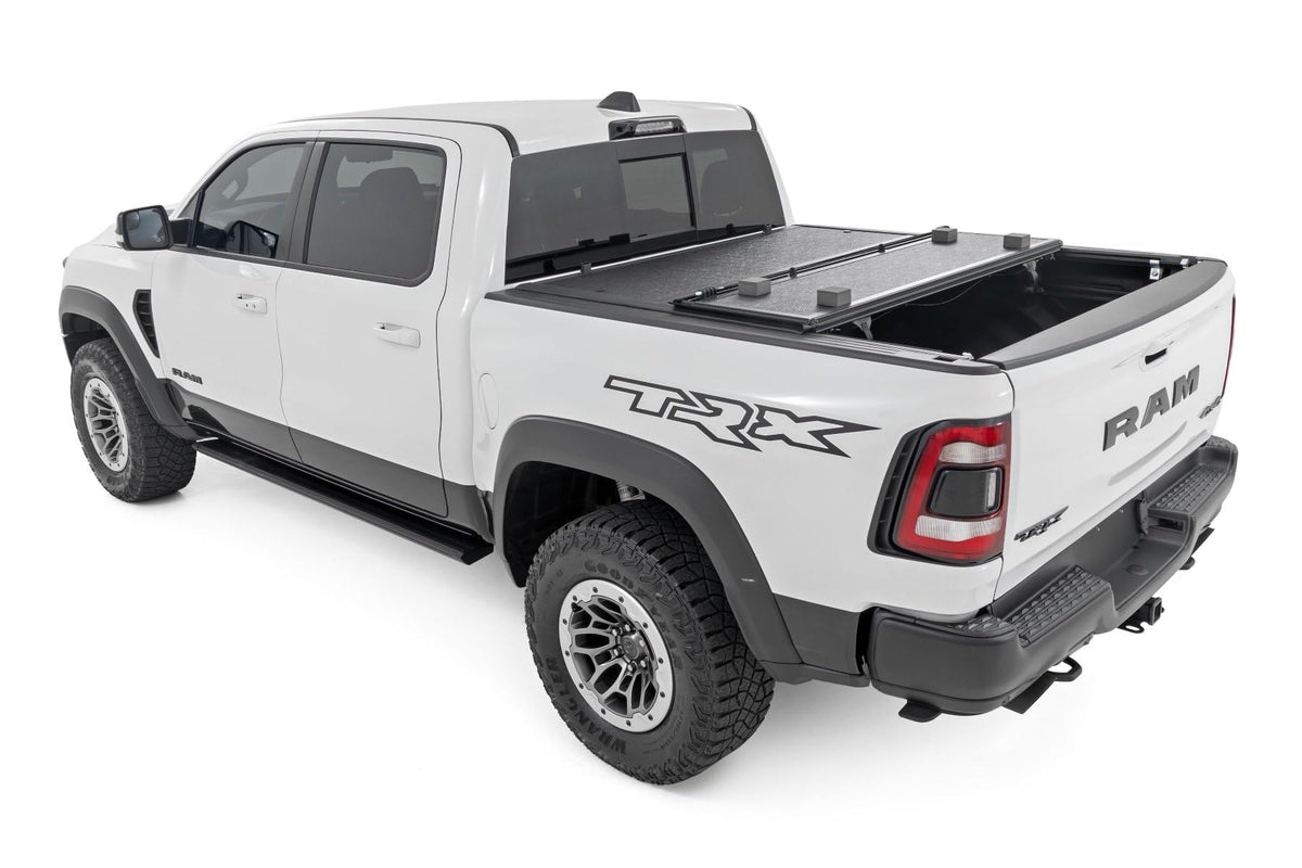 Rough Country side profile installed on Ram illustrating low-profile sleek appearance