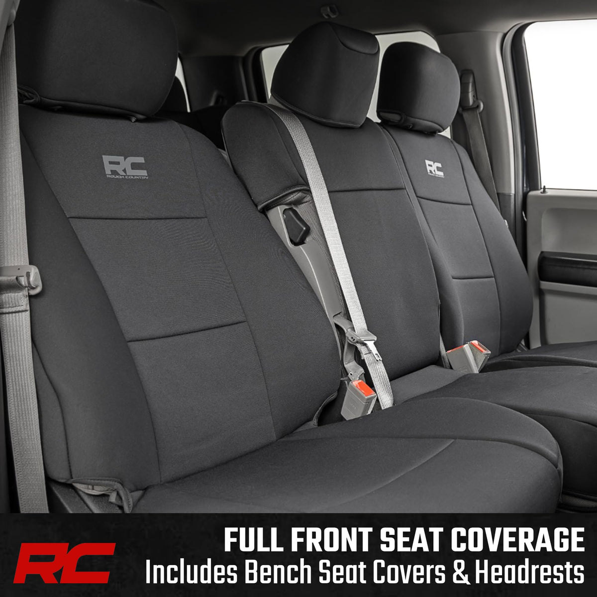 Rough Country lifestyle truck outdoors demonstrating protection during adventures