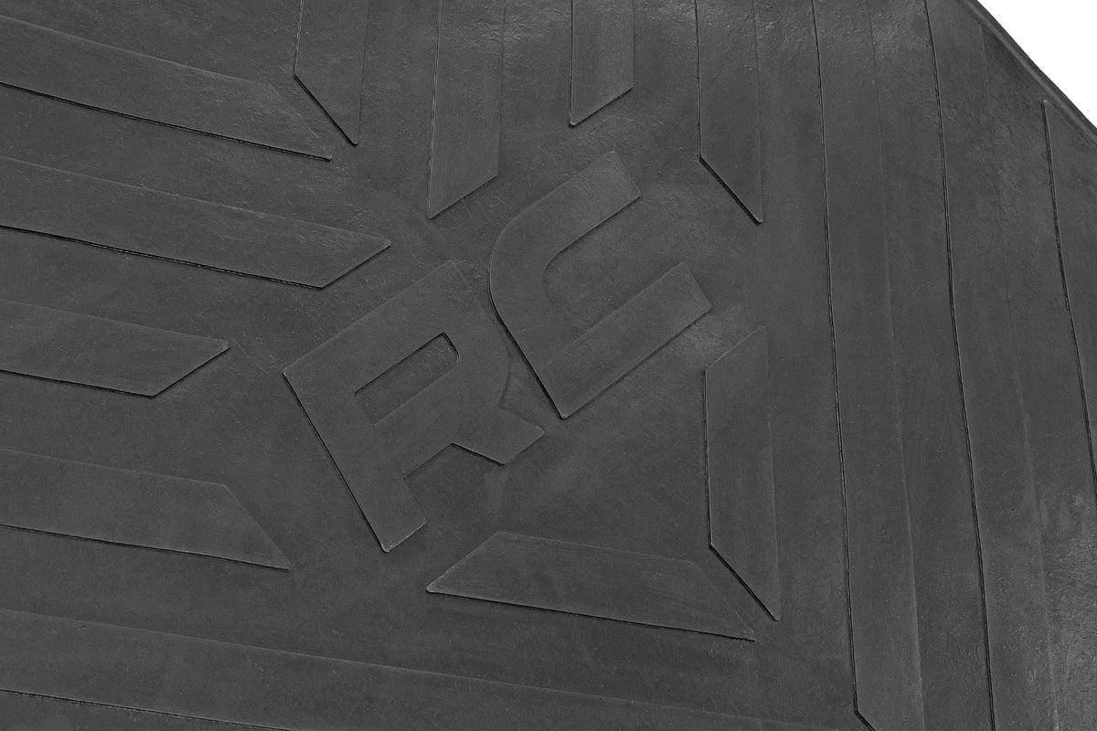 Rough Country mat with tools showing scale and heavy-duty cushioning benefit