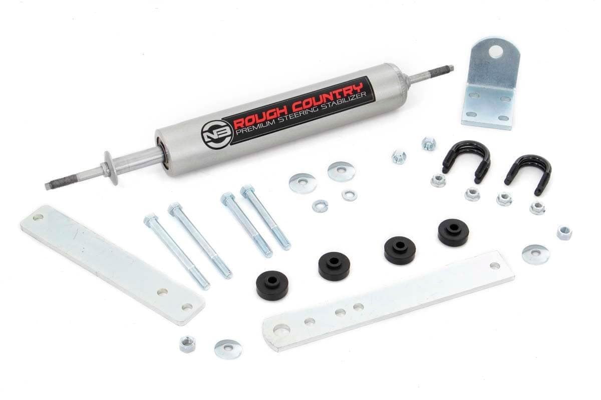 Rough Country N3 installed on a Bronco, demonstrates reduced wheel vibration and better control