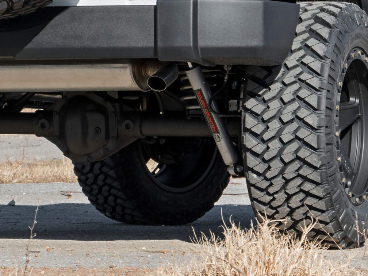 Rough Country N3 on an off-road Jeep demonstrating improved handling and confidence benefit