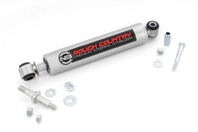 Rough Country N3 chrome-hardened 18mm piston rod close-up for durable, consistent damping