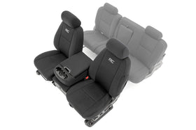 Rough Country neoprene close-up showing textured waterproof surface and comfort padding