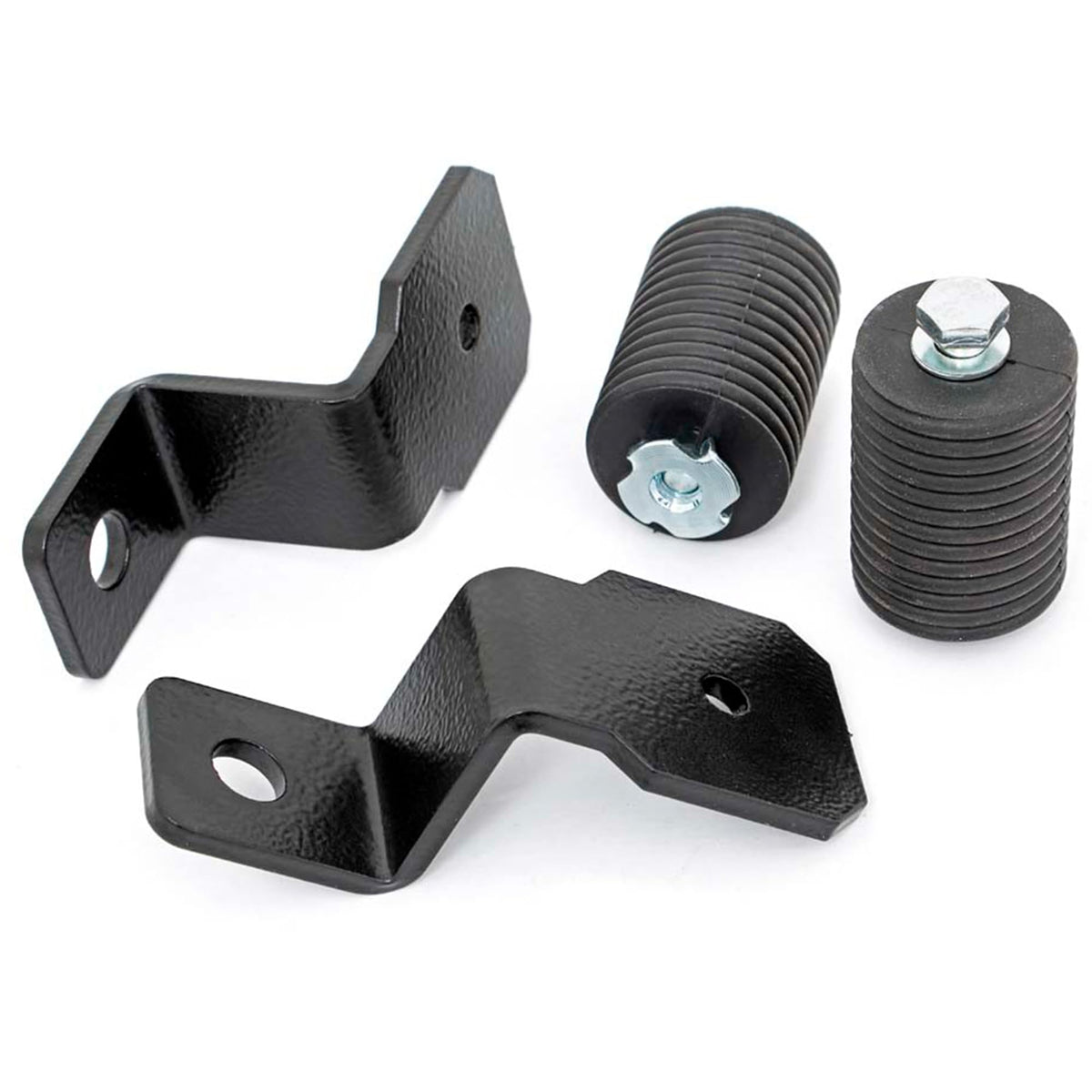 Rough Country front mount brackets showing clean fit and secure hold