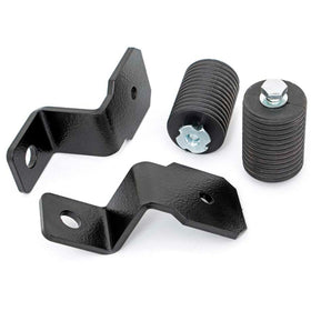Rough Country front mount brackets showing clean fit and secure hold