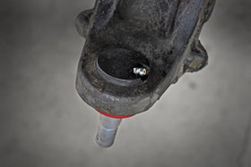 Rough Country polyurethane dust boot detail showing improved sealing benefit