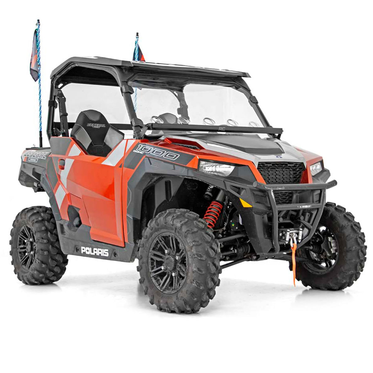 Rough Country powder-coat texture resisting rust and abrasion
